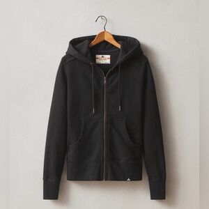 AMERICAN GIANT Women's Classic Full Zip Hoodie Black XL